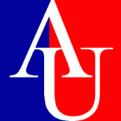 Logo dell'Università americana